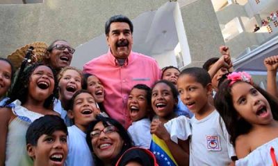 "Nicolás Maduro celebra la alegría en el pueblo venezolano en un fin de semana especial para los niños"