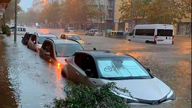 Las fuertes lluvias dejan dos muertos, tres desaparecidos y numerosos incidentes en España