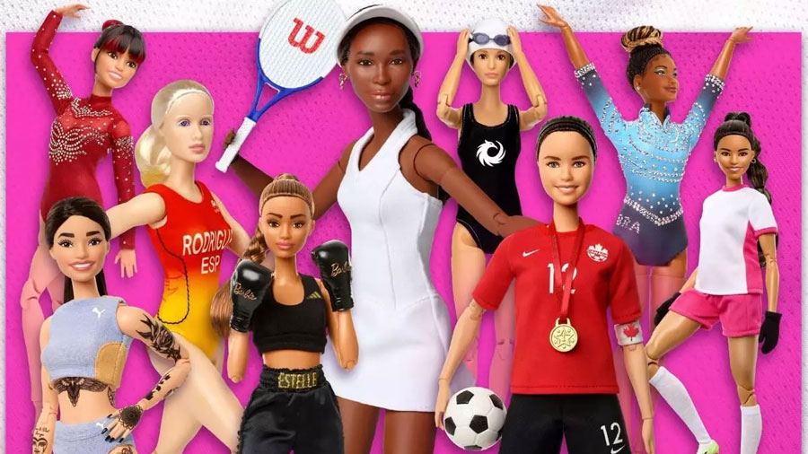 Barbie rinde homenaje a nueve deportistas inspiradoras