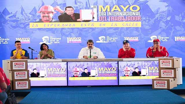 Presidente Maduro incrementa del salario mínimo