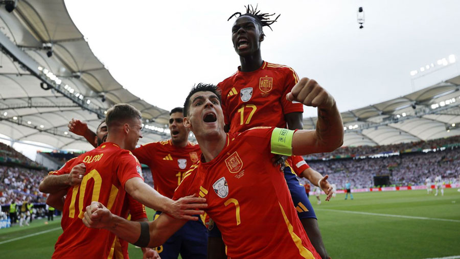 España derrota a Alemania 2-1 en los cuartos de Final