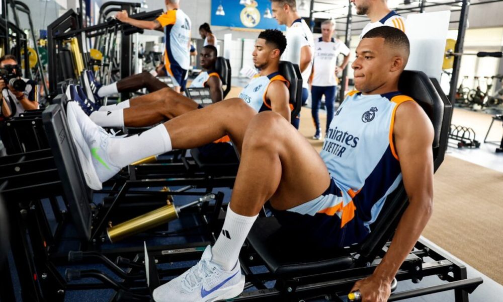 Kylian Mbappé se une al Real Madrid en su primer entrenamiento