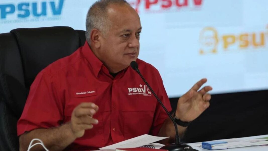 Diosdado Cabello acusa al rector del CNE, Juan Carlos Delpino,