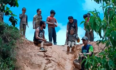 Niños disfrutando del “CuliCross” en La Fragua, Los Salias.