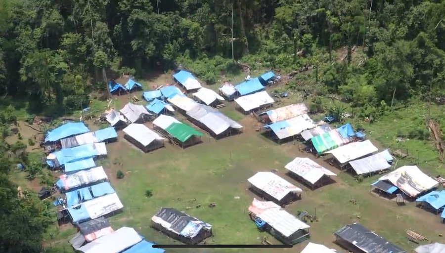 Desmantelan campamento clandestino en Darién