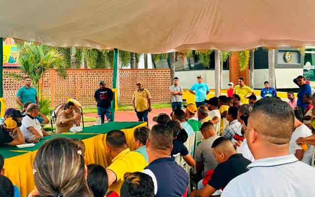 Ely José Fernández, presidente del Grupo Ebenezer, durante el anuncio de la apertura para la cosecha 2024.