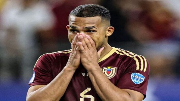 Yangel Herrera, baja en la Vinotinto por lesión muscular