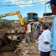 Las autoridades locales se movilizan para atender la emergencia provocada por el desborde de la quebrada Agua Bendita en Santa Lucía.