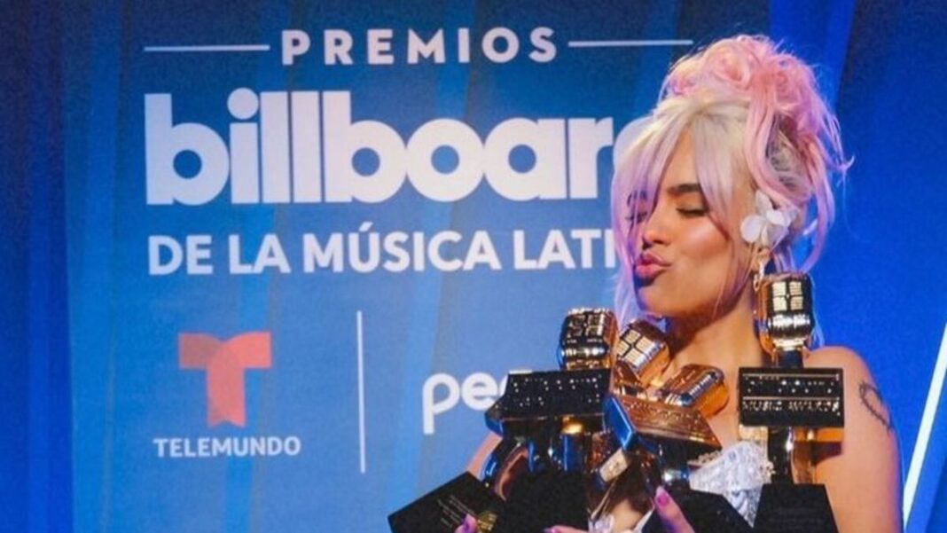 Karol G consigue ocho premios en los Latin Billboard