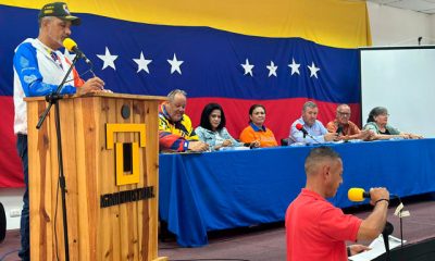 Leudys González durante su intervención en San Cristóbal, resaltando la calidad del cacao tachirense.