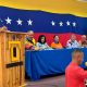 Leudys González durante su intervención en San Cristóbal, resaltando la calidad del cacao tachirense.