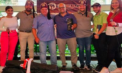 Golfistas disfrutando del emocionante Tercer Torneo de Golf Abou Saad Shriners Venezuela.