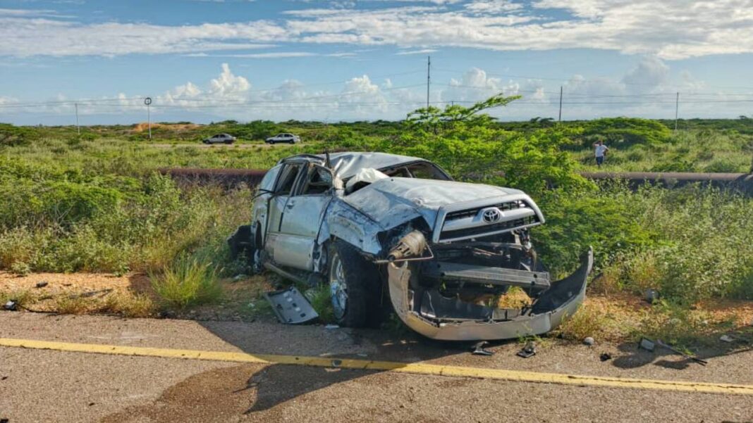 Trágico accidente en la carretera Coro-Punto Fijo