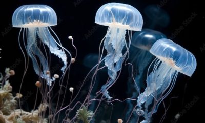 La fascinante presencia de las medusas en el Caribe venezolano, entre belleza y precaución.