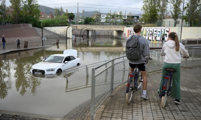 Lluvias torrenciales paralizan Cataluña