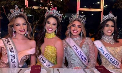 Las jóvenes finalistas mostraron talento y elegancia en la pasarela del Hotel Humboldt