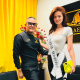 El Dr. Elio Galán y Stephanie Cam celebrando el Best Skin Award en Miss Universo 2024.