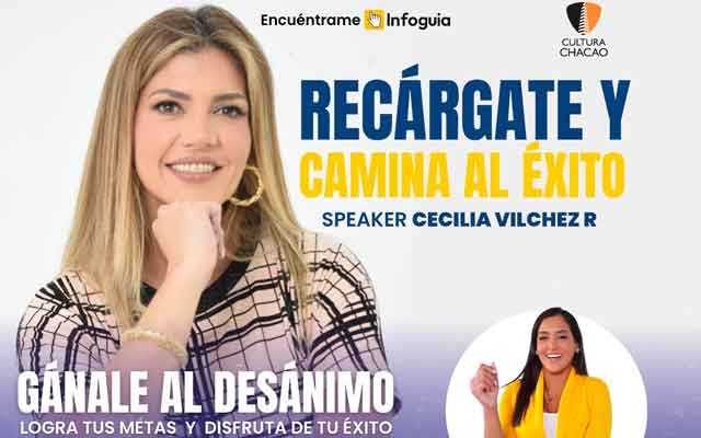 Cecilia Vilchez inspira a superar obstáculos con herramientas prácticas en su conferencia Recárgate y Camina al Éxito.