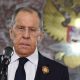 Serguéi Lavrov, canciller ruso, durante una conferencia de prensa reciente