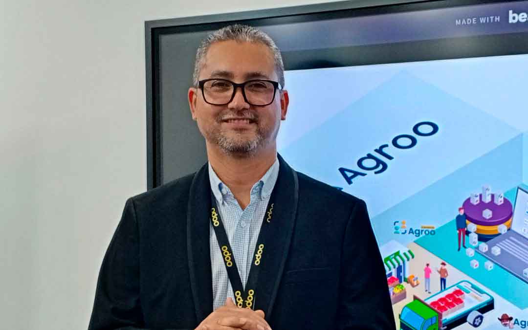 José Augusto Linárez, presidente de la Asociación Venezolana de Agrotecnología, durante el anuncio de la nueva plataforma de financiamiento agrícola.