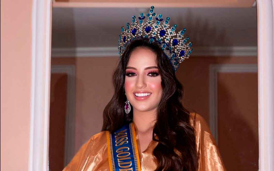 Isabella Da Silva, durante la ceremonia de coronación en Caracas, lista para representar a Venezuela en el mundo.