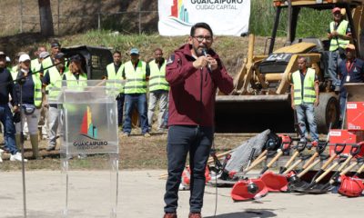 Cuadrillas del Plan de Mitigación de Riesgos Comunal trabajan en la limpieza de torrenteras en el municipio Guaicaipuro.