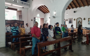 Misa de acción de gracias en la Iglesia San Juan Bautista.