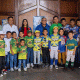 El alcalde José Morales, junto a autoridades y deportistas, participó activamente en la Misa del Deporte, destacando la rehabilitación de espacios deportivos en el municipio.