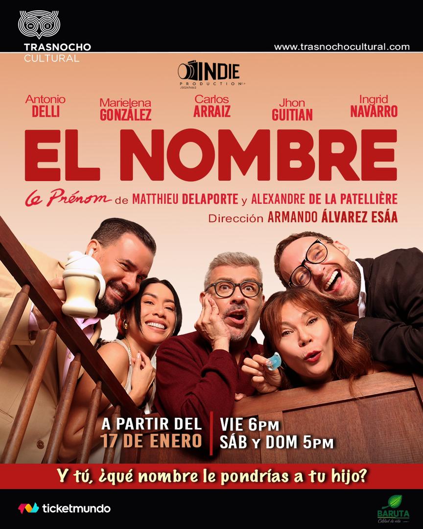 “El Nombre” inaugura la temporada teatral 2025 en Trasnocho