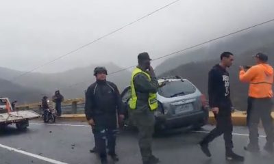 Accidente en la Caracas-La Guaira deja una mujer herida