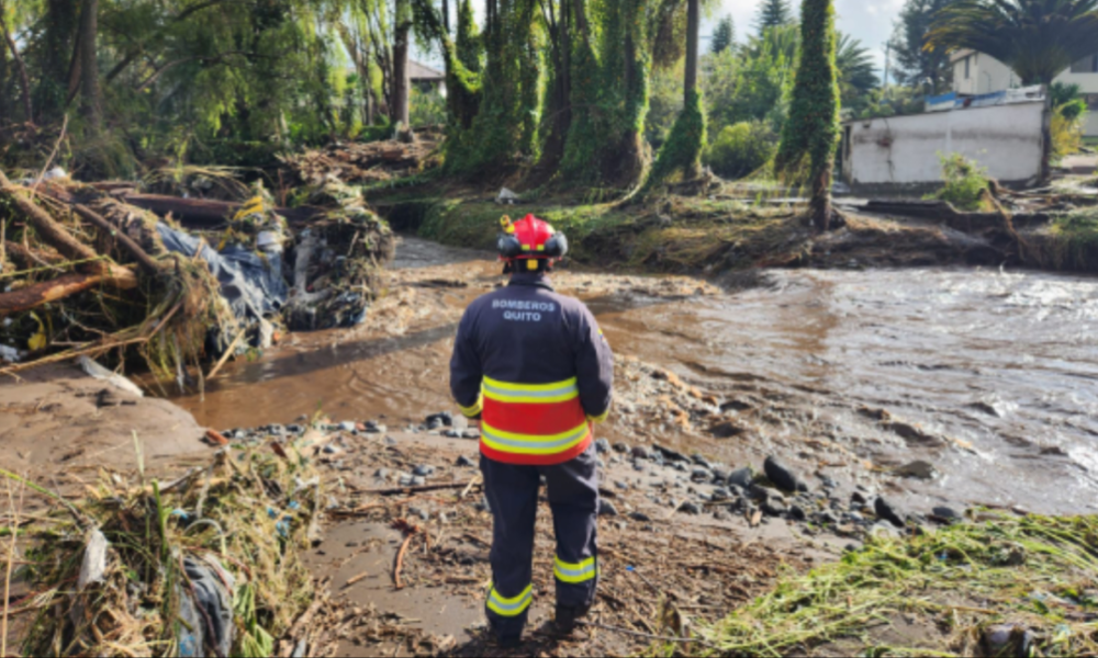 Más de 7.400 personas afectadas por las lluvias en Ecuador